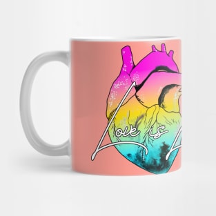 Love is Love Pansexual Mug